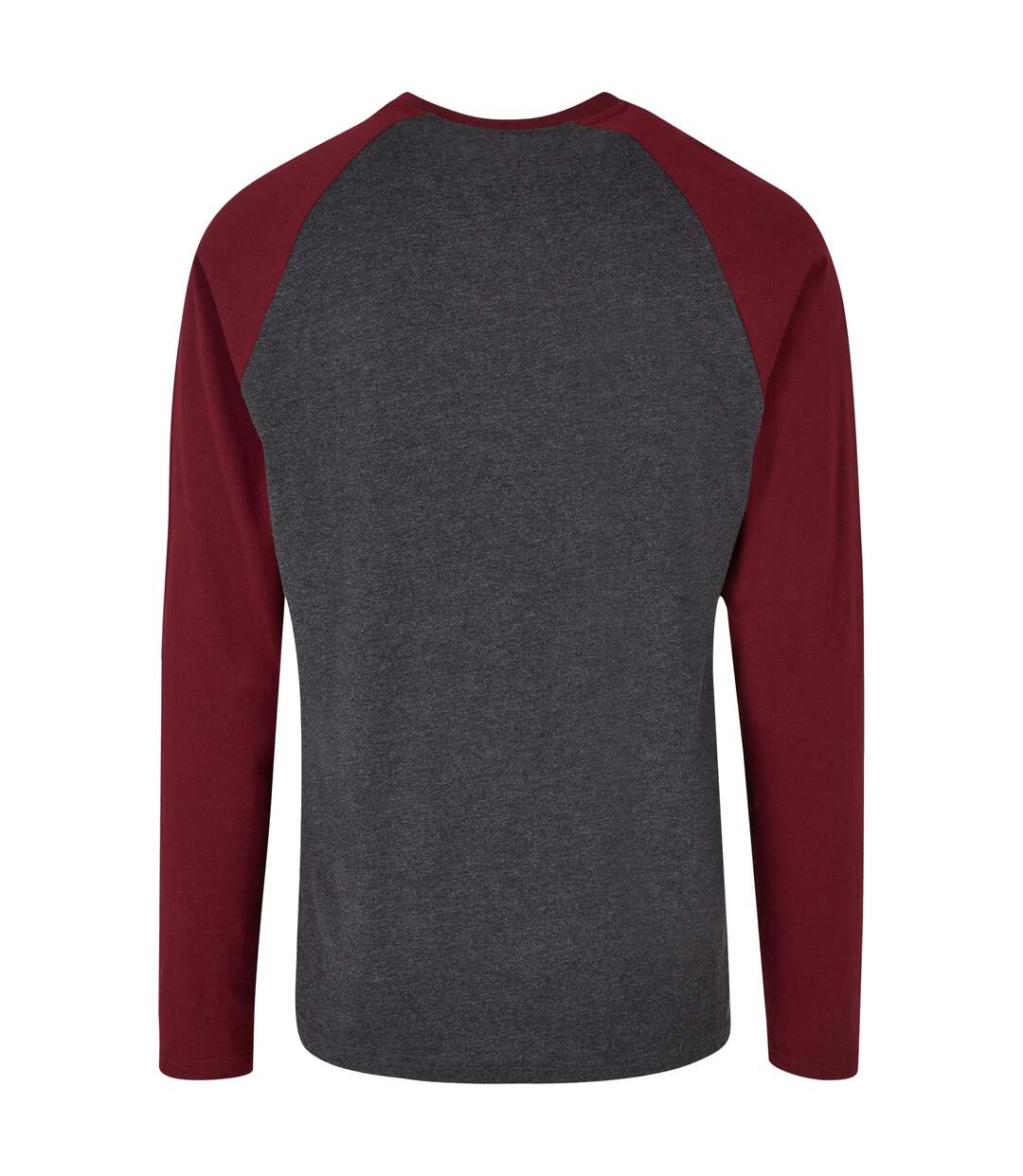 T-shirt Homme Charbon Pourpre Build Your Brand-3