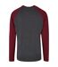 T-shirt Homme Charbon Pourpre Build Your Brand-3