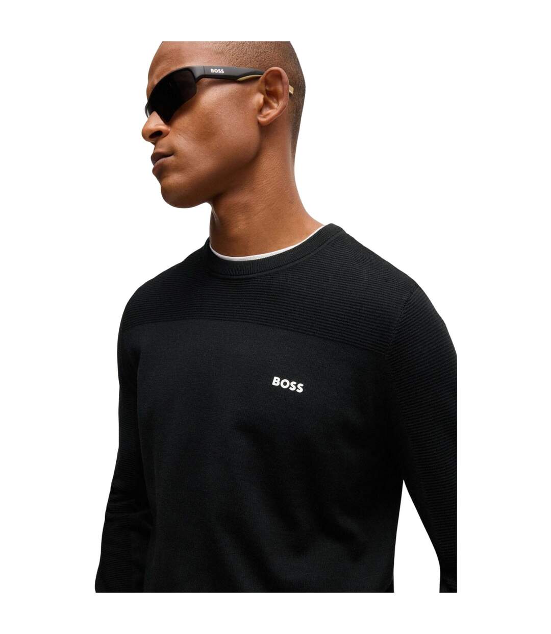 Sweat Momentum-x Homme Noir Boss-4