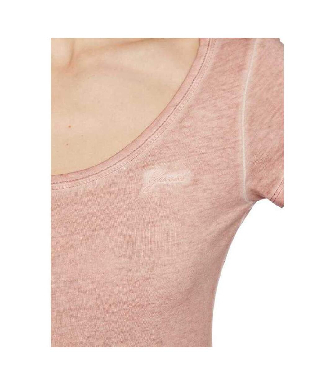 T-shirt Femme Rose Guess-2