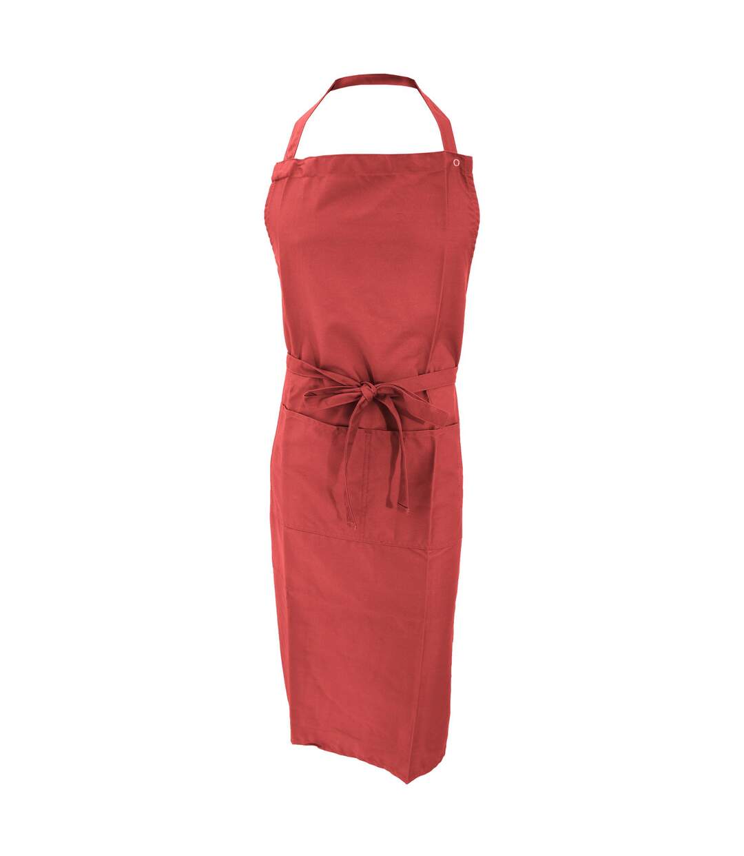 Tablier long de bistro avec poche taille unique rouge Jassz-1