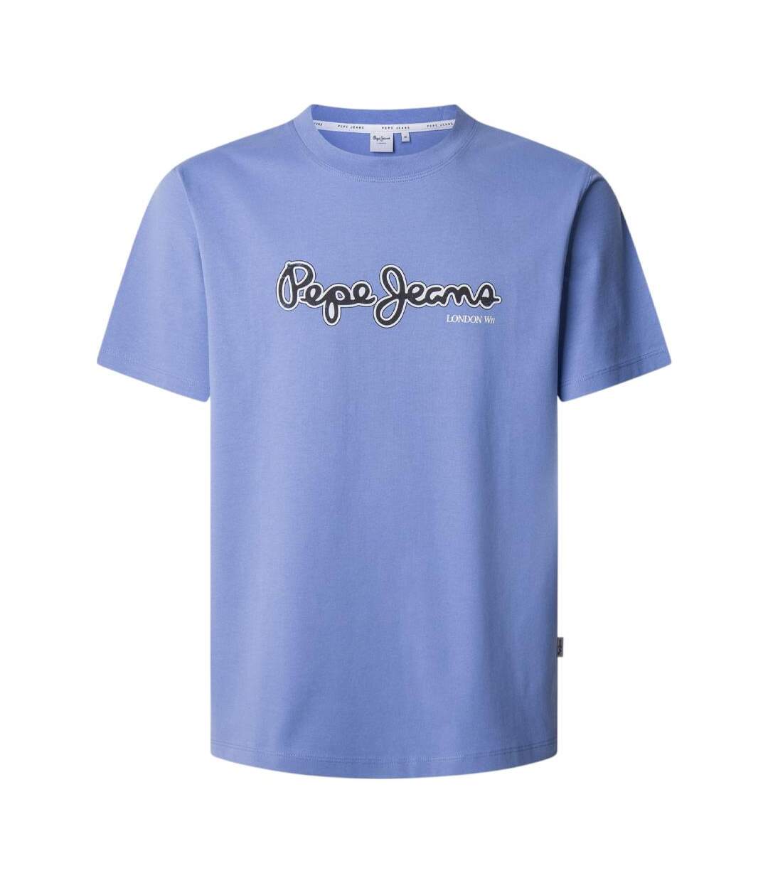 T-shirt bleu homme pepe jeans dorian - m-1