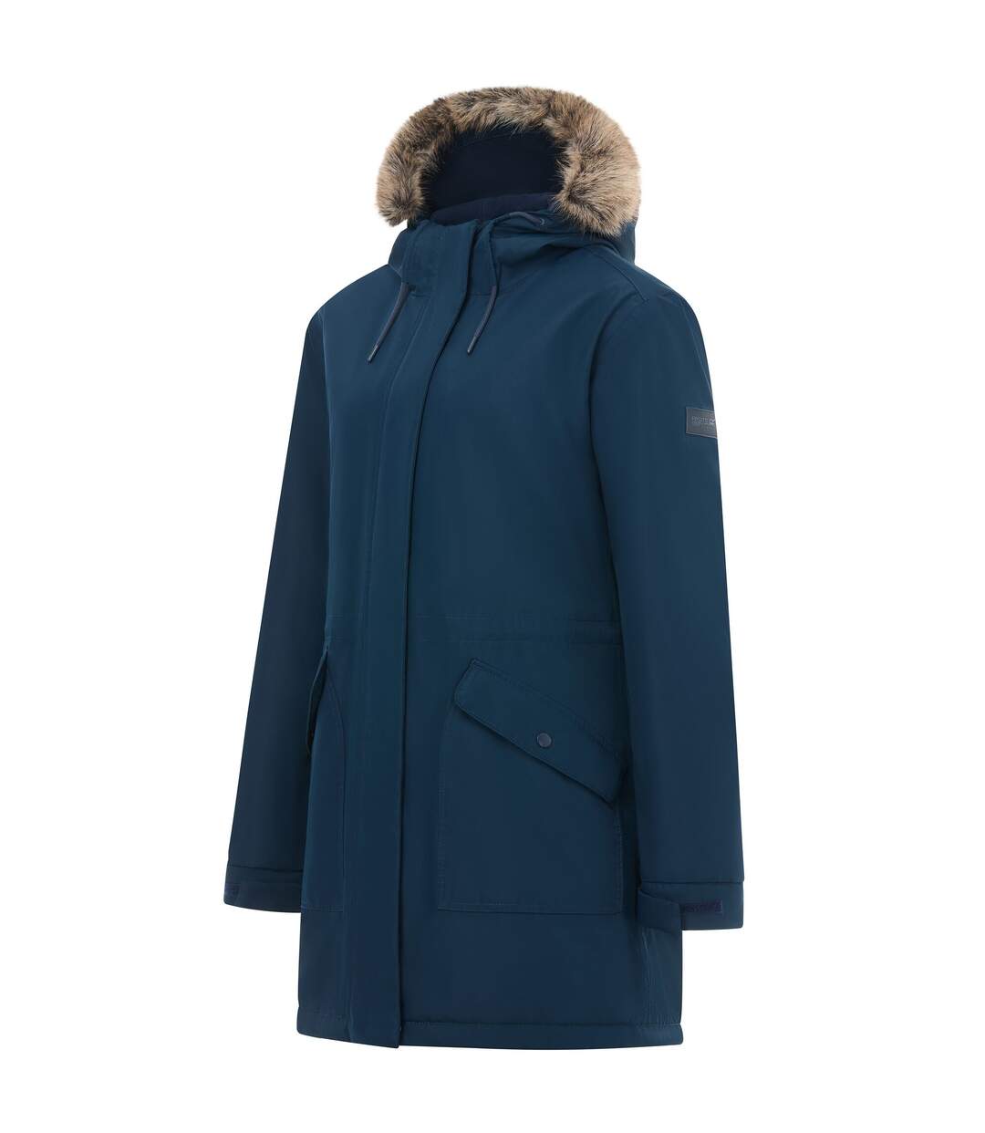 Veste Imperméable Et Isolante À Capuche Duveteuse Sophia Femme Bleu Marine Regatta-4