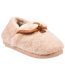 PANTOUFLE Femme Chausson COCOONING MD8697 TAUPE