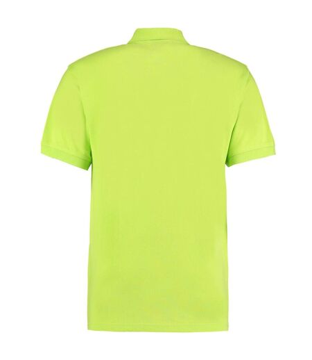 Polo À Manches Courtes Homme Vert Citron Kustom Kit