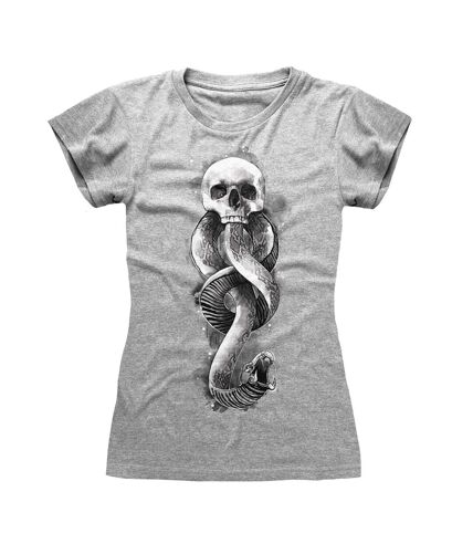 Harry Potter Womens/Ladies Dark Mark T-Shirt (Gray Heather) - UTHE223