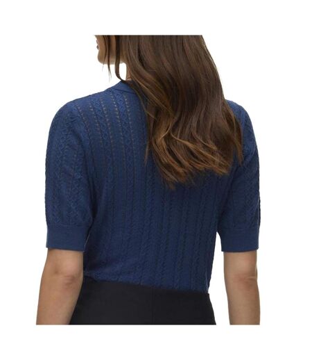 T-Shirt bleu foncé femme vero moda morena