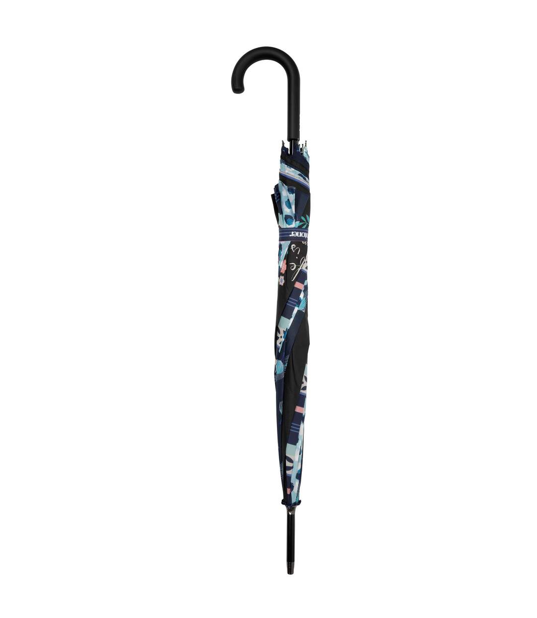 Isotoner Parapluie femme canne, ultra-déperlant, solide, ouverture auto/ fermeture manuelle-4