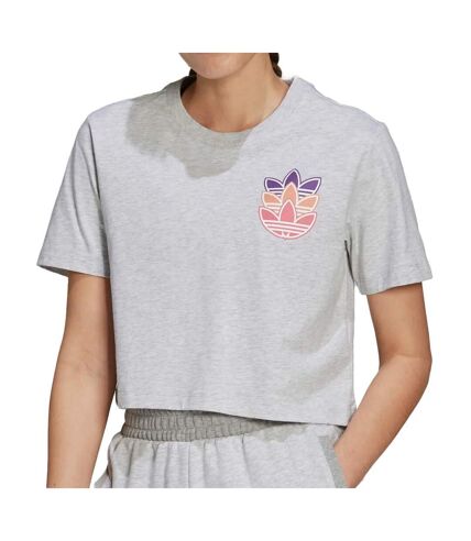 T-shirt Gris Femme Adidas H22755 - 34