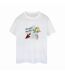 Disney T-shirt boyfriend en coton de The Little Mermaid Club Femme/Ladies (Blanc) - UTBI31004-1