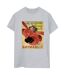 Disney Femme/Ladies Big Hero 6 Baymax Flying Baymax Newspaper Cotton Boyfriend T-Shirt (Gris sportif) - UTBI15472-1