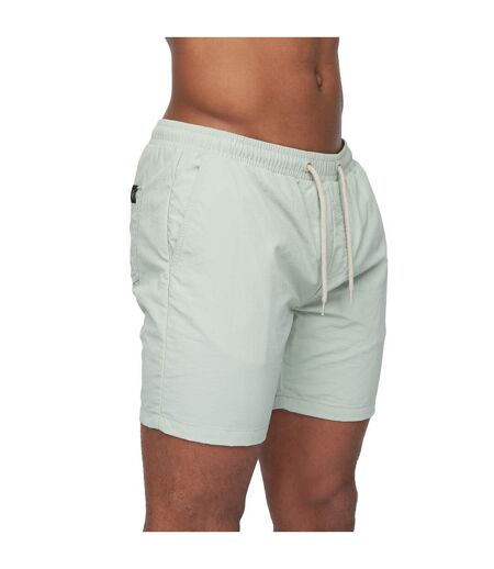 Short De Bain Gathport Homme Vert De Gris Duck And Cover
