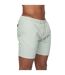 Short De Bain Gathport Homme Vert De Gris Duck And Cover-2