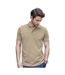 Polo Luxury Homme Taupe TeeJays-1