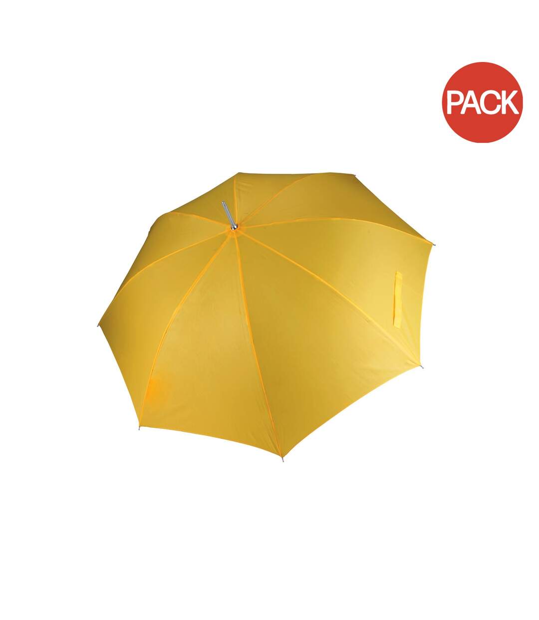 Lot de 2  Parapluie canne à ouverture automatique adulte unisexe taille unique jaune Kimood-1