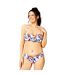 Womens/ladies Geometric Twisted Bikini Bottoms Multicoloured Biba-2