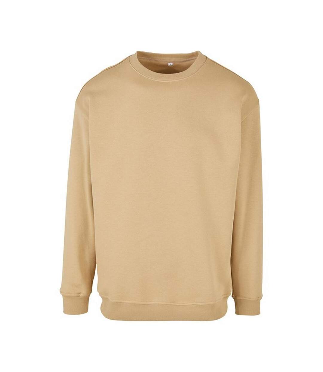 Unisex adult crew neck sweatshirt union beige Build Your Brand