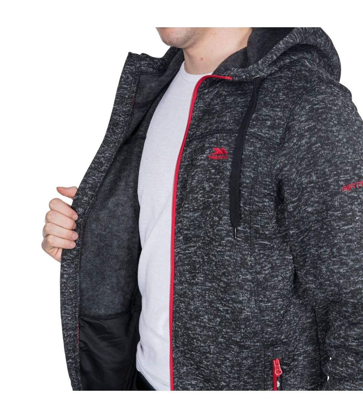 Trespass Mens Odeno Fleece Jacket (Black Marl)