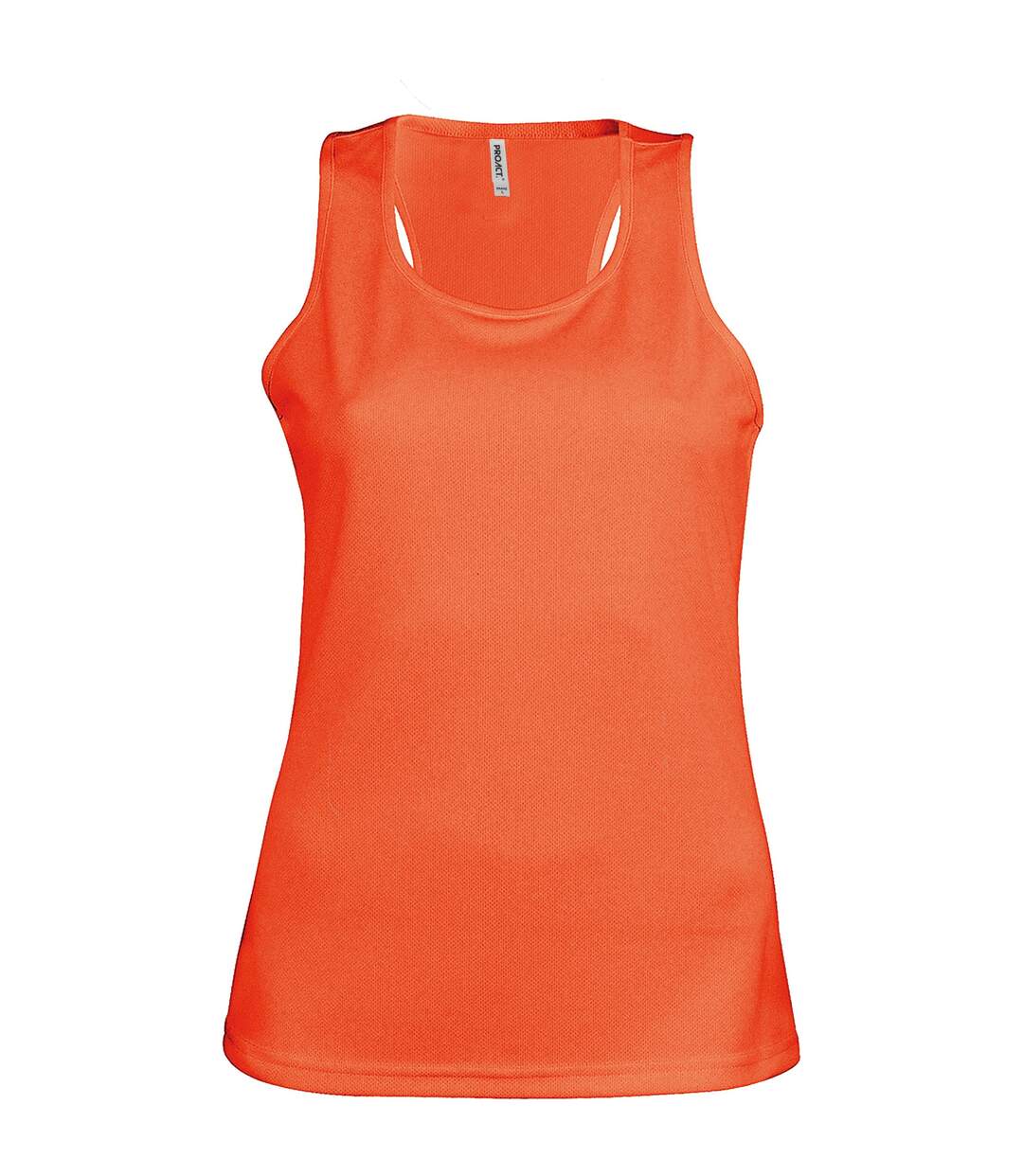 Débardeur de sport femme orange fluo Kariban Proact-1