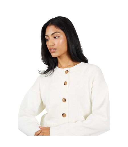 Cardigan Femme Blanc Cassé Brave Soul