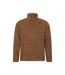 Mens Snowdon Ii Fleece Top Burnt Orange Mountain Warehouse-1