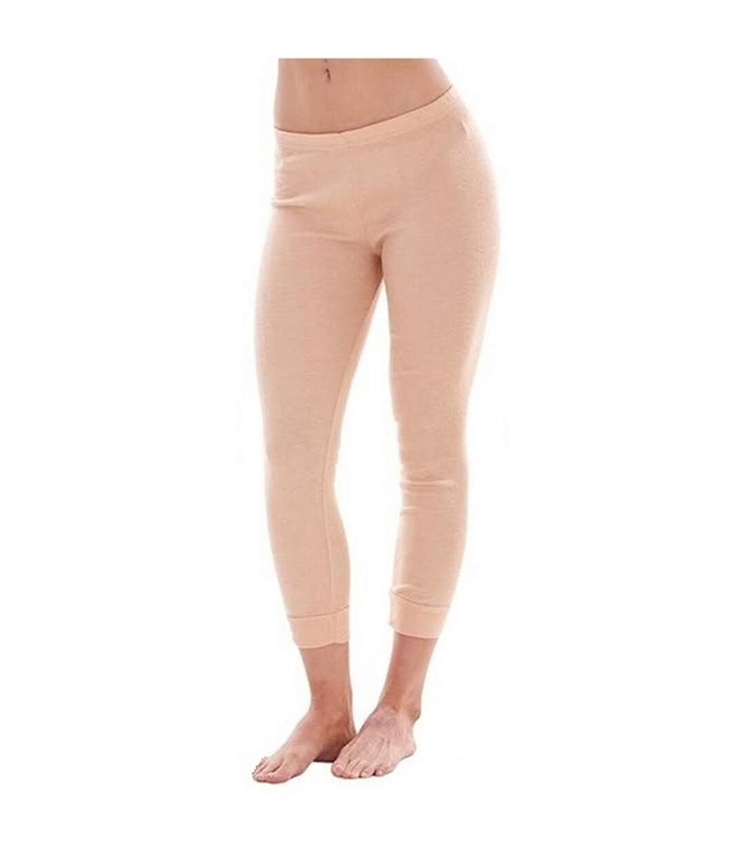 Leggings Thermiques Heatforce Femme Noir Blanc Crème Keanu-4