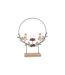 Photophore Cercle Bonhommes de Neige 28cm Multicolore-1