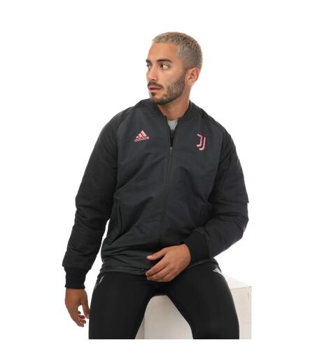 Mens 2022/23 Juventus Fc Travel Jacket Black Adidas