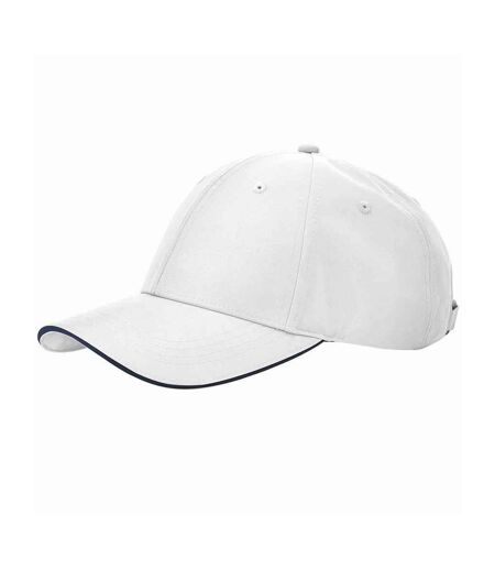 Casquette Team Sports-tech Blanc Bleu Marine Français Beechfield