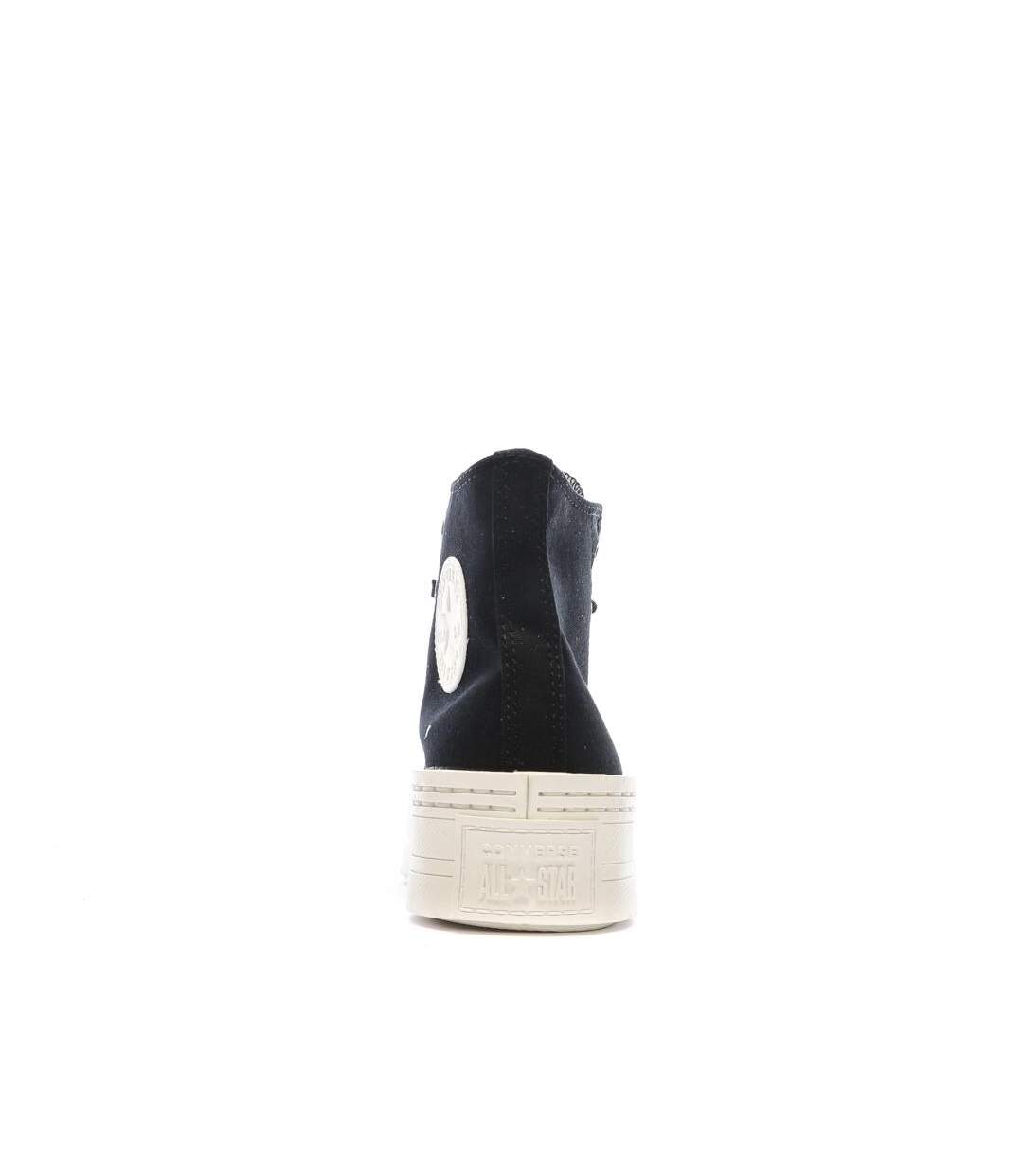 Baskets noires femme converse all star modern lift platform-3
