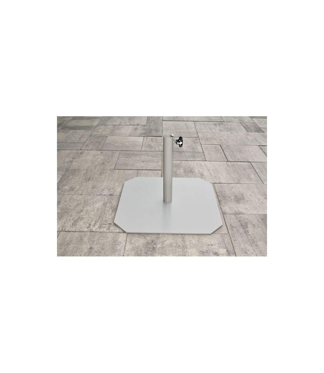 Pied de Parasol en Métal Fit 50cm Gris-3