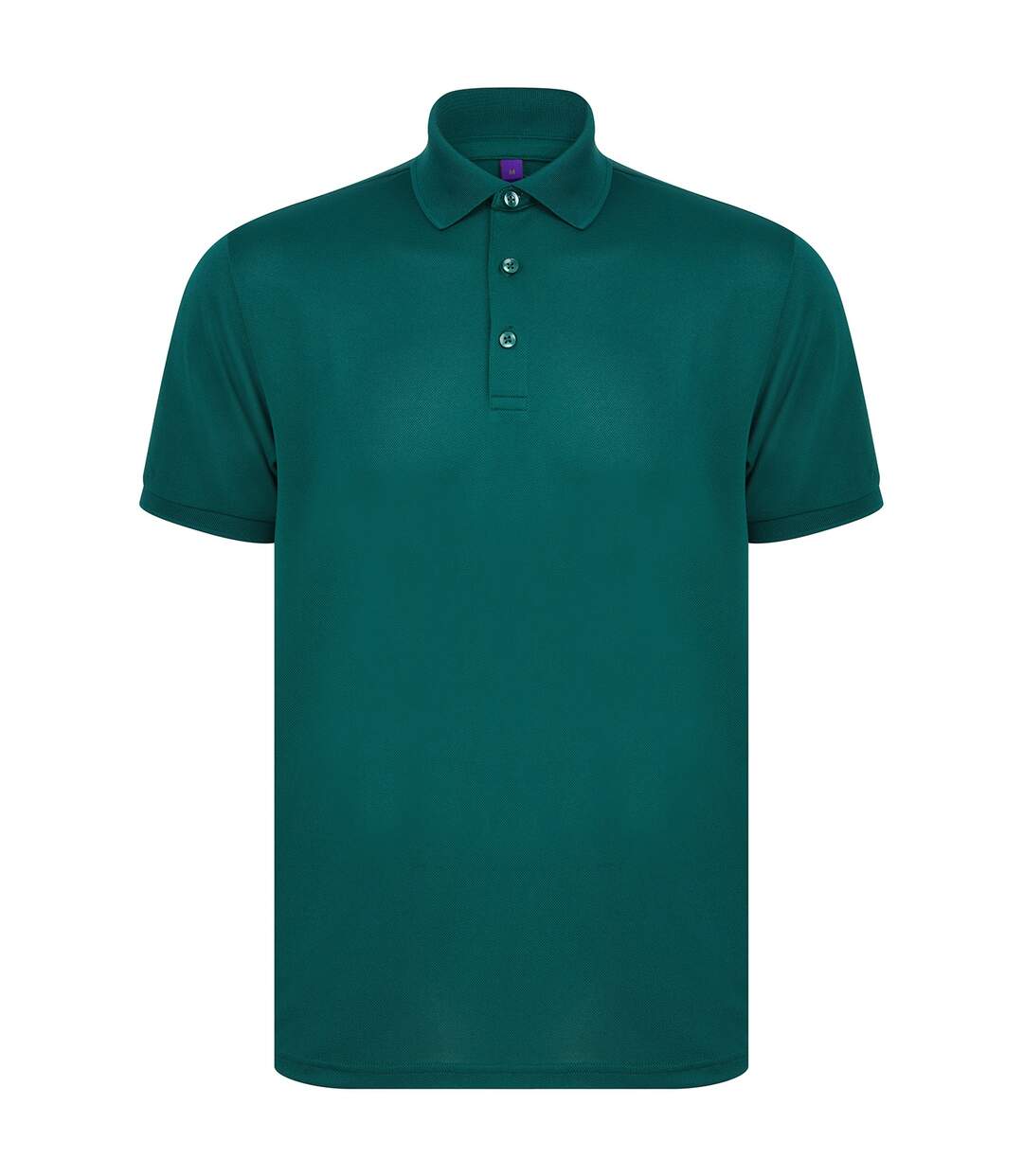 Unisex adult polo shirt bottle green Henbury-1