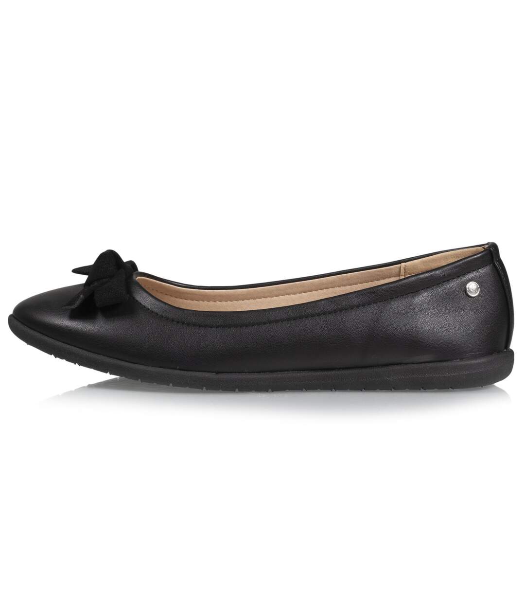 Isotoner Ballerines femme avec détail nœud noir