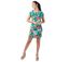 Robe courte col tunisien  ERIKA coupe droite flatteuse Coton Du Monde-1