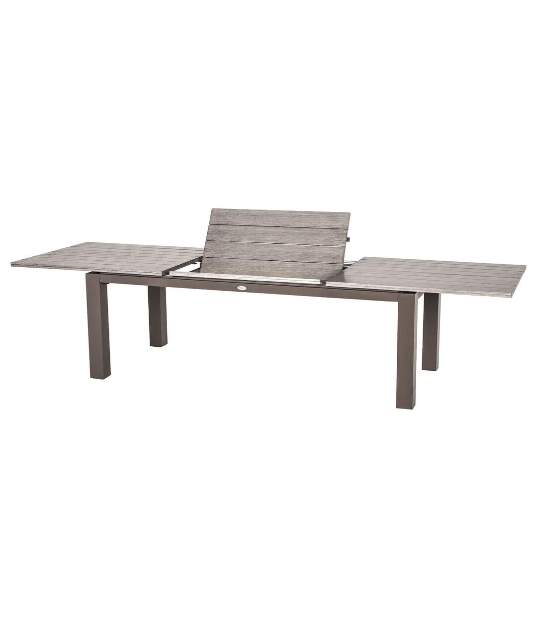 Table de jardin extensible 10 Personnes Héraklion - L. 220/320 cm - Gris tonka-3