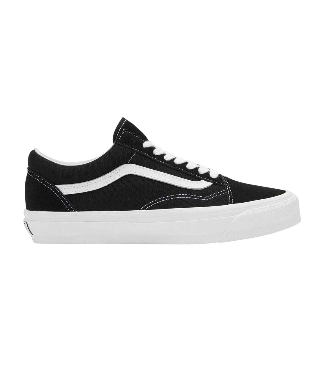 Unisex Adult Old Skool Cow Suede Trainers Black Vans-1
