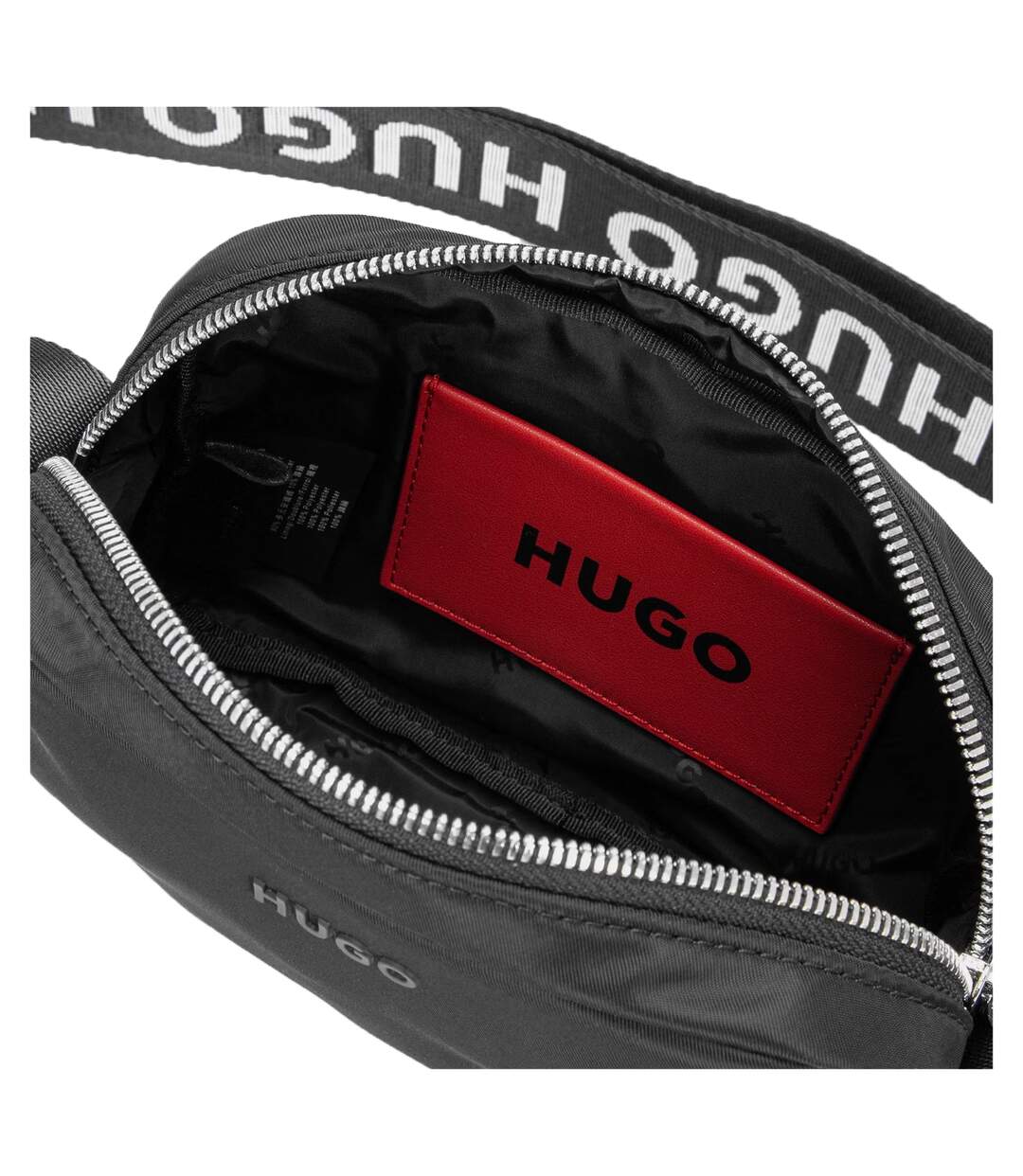 Sac À Bandoulière Festival Motif/style Logo Bel Taille Unique Noir Hugo-4