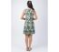 Robe coton femme kaki CHRISTINA imprimé fleur Coton Du Monde-3