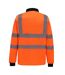 Polo Haute Visibilité Homme Orange Yoko-2