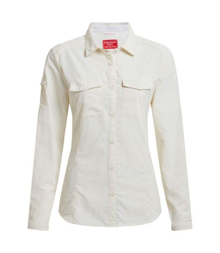Womens/ladies adventure iii nosilife long-sleeved shirt sea salt Craghoppers