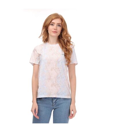 T-shirt fast femme blanc Adidas
