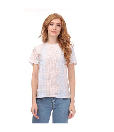 T-shirt fast femme blanc Adidas