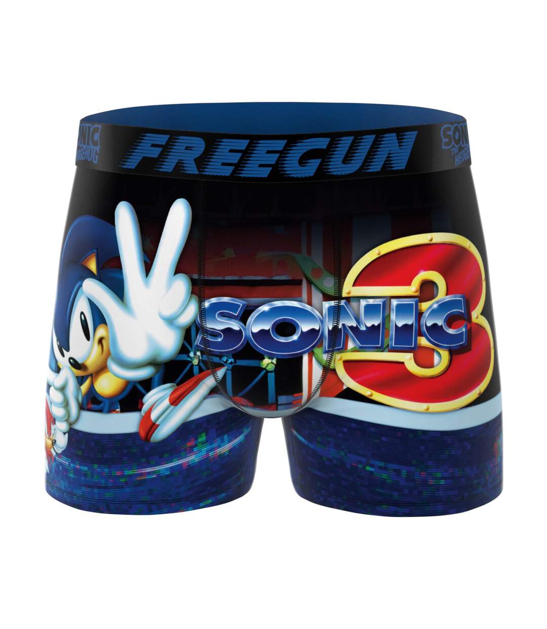 Lot de 3 boxers homme Sonic Freegun-5