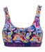 Ladies Colourful Comfy Cotton Bralette | Soft Everyday Wireless Bra Top-1
