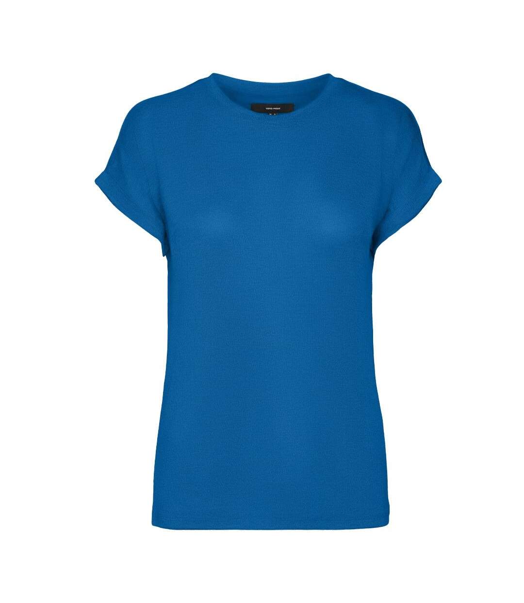 T-Shirt bleu roi femme vero moda brianna 10291353 - l-1