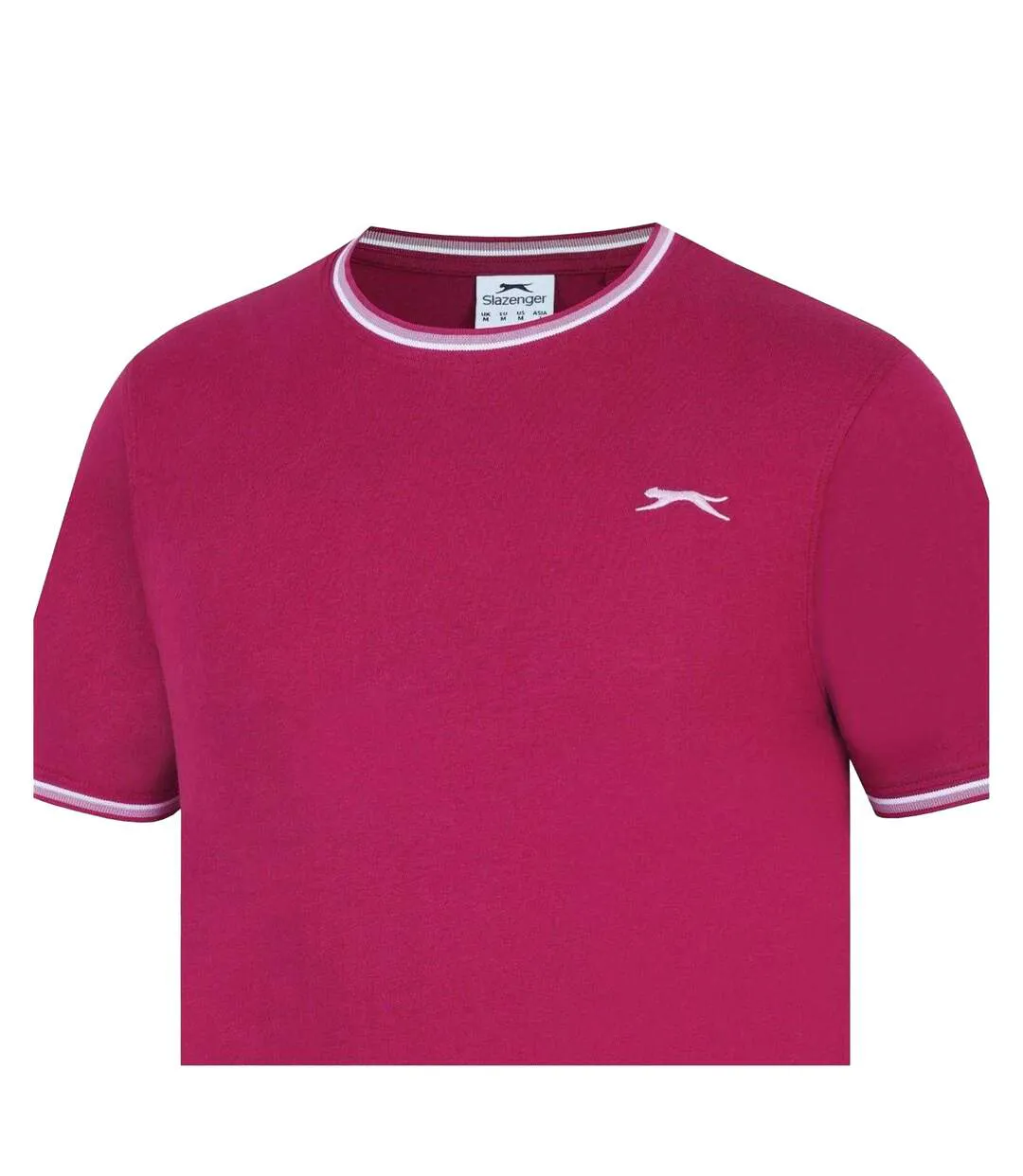 Mens Cotton T-shirt Slate Blue Slazenger-1