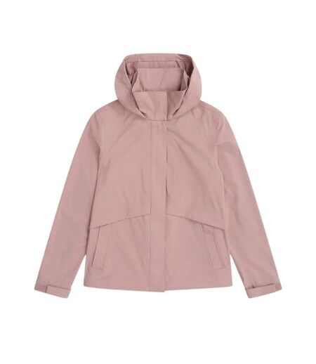 Womens/ladies Finn Waterproof Jacket Pink Animal
