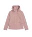 Womens/ladies Finn Waterproof Jacket Pink Animal-3