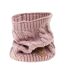 Childrens/kids Indy Cable Knit Neck Warmer One Size Pink Bejo-1