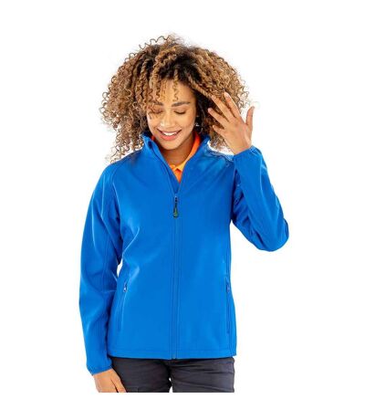 Womens/ladies Printable Soft Shell Jacket Royal Blue Result Genuine Recycled